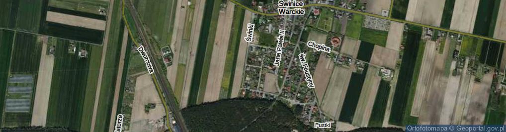 Zdjęcie satelitarne Tulipanowa ul.